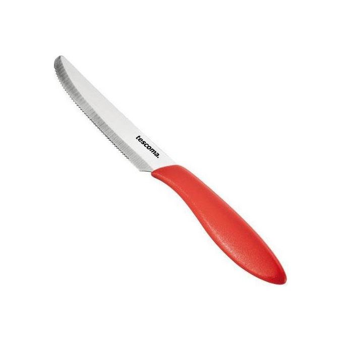 Image of Tescoma Coltello da Tavola Rosso 12cm 6 Pezzi Presto