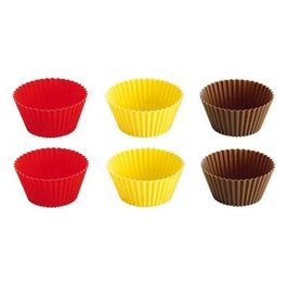 Pirottini Colorati Silicone Cm 7 Pezzi 6 Delicia