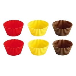Pirottini Colorati Silicone Cm 9 Pezzi 6 Delicia