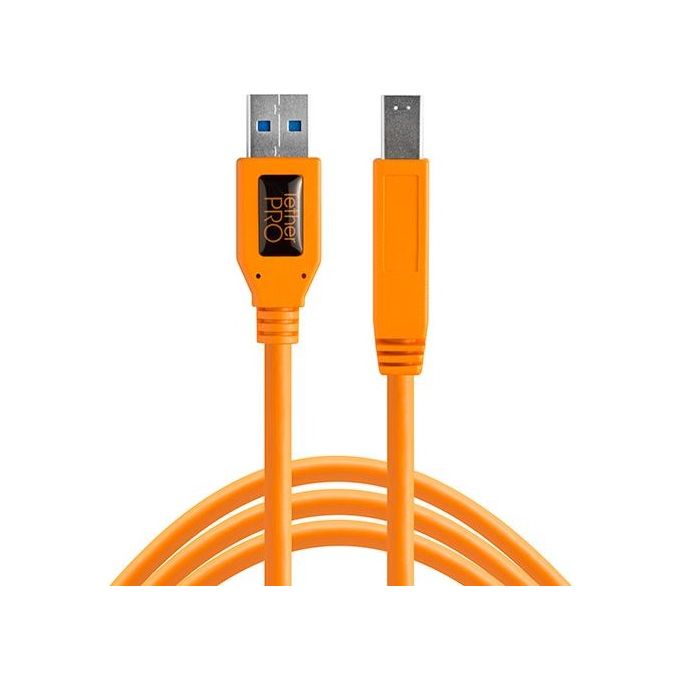 Tether Tools TetherPro USB 3.0 A-B Stecker 4.6mt Arancio