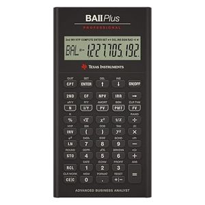 Texas Instruments BA II Plus Professional IIBAPRO/FC/3E12/A Calcolatrice Finanziaria