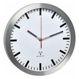TFA Dostmann 60.3528.02 ALUMINIUM Orologio da Parete Radiocontrollato