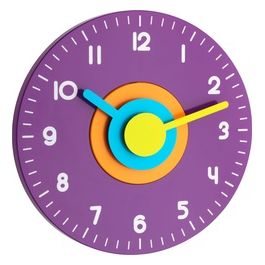 TFA Dostmann Design Wall Clock Orologio da Parete Purple