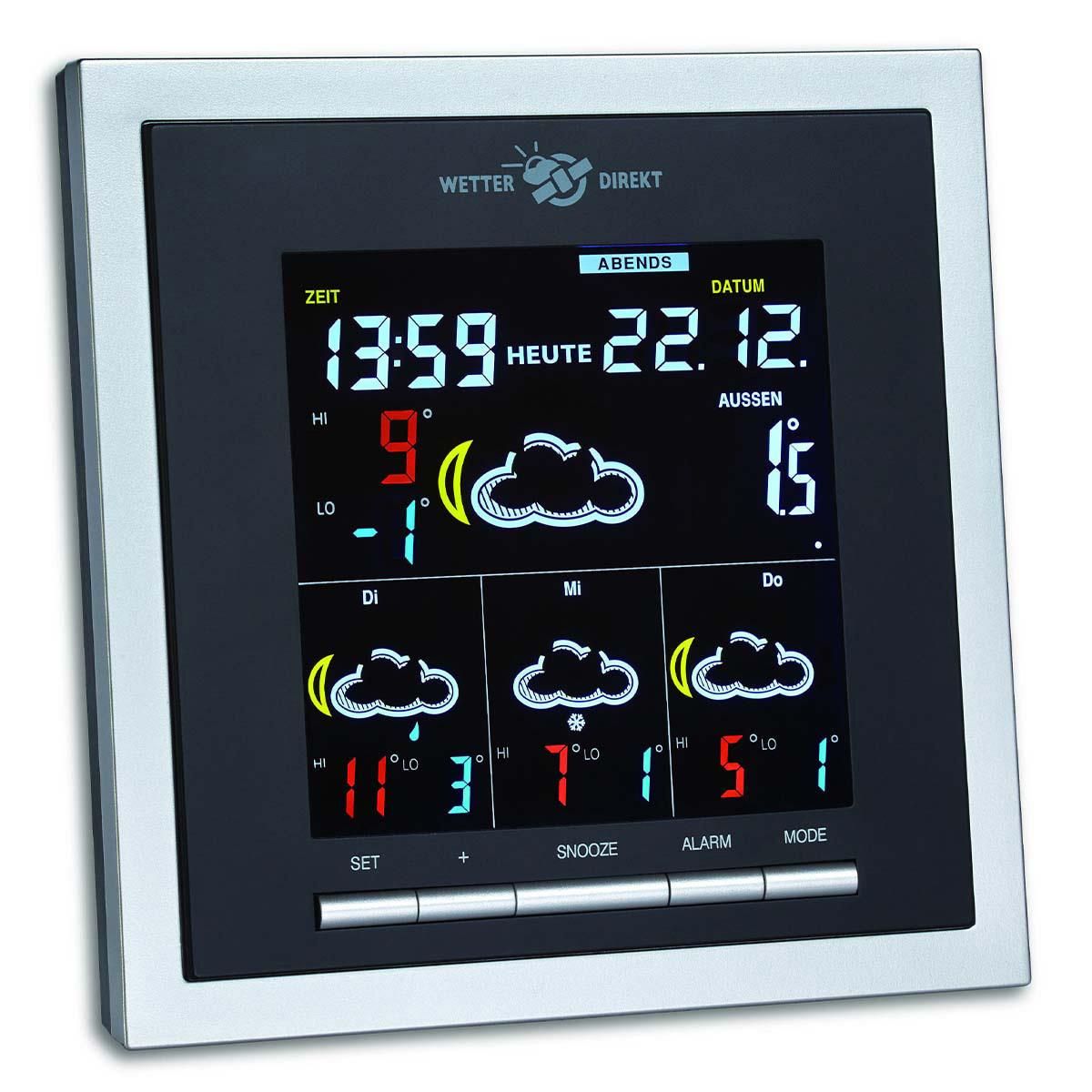 TFA Dostmann Helios Color Sat-Based Stazione Meteorologica