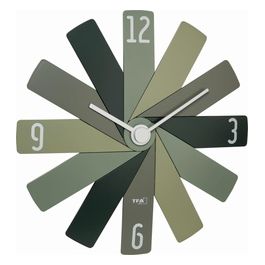 TFA Dostmann Orologio da Parete Analogico Clock in the Box Verde