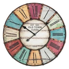 Tfa-Dostmann Vintage XXL Design Orologio a Parete