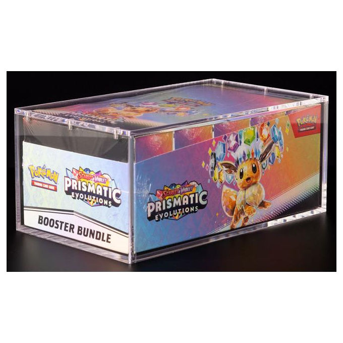 The Acrylic Box Protezione Pokemon Booster Bundle Acrilico Trasparente Anti-UV Da Collezione