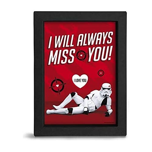 The Good Gift Quadro Star Wars Stormtrooper I Will Always Miss You
