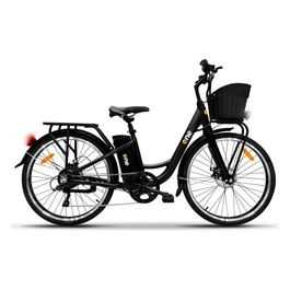 the one Nera, Bicicletta Elettrica City Bike a Pedalata Assistita 26" 250W Light Gioventù Unisex