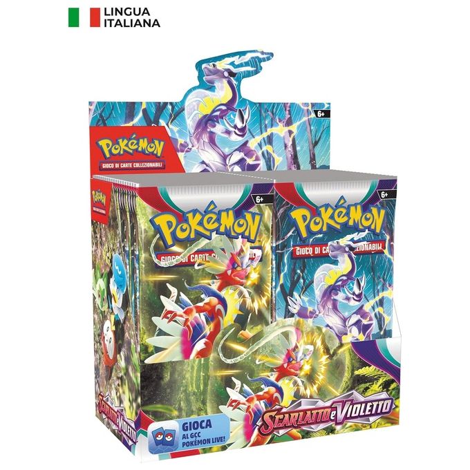 The Pokemon Company Pokemon Scarlatto e Violetto 01 Box 36 Buste