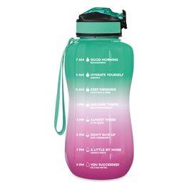 Borraccia Motivazionale 2.2 Litri Pink Green