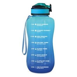 Borraccia Motivazionale 2.2 Litri Blue Acquamarine