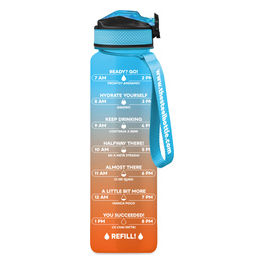 Borraccia Uso Quotidiano 1000 ml Tritan Blu Arancione