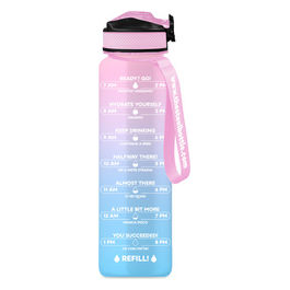 Borraccia Uso Quotidiano 1000 ml Tritan Blu Rosa