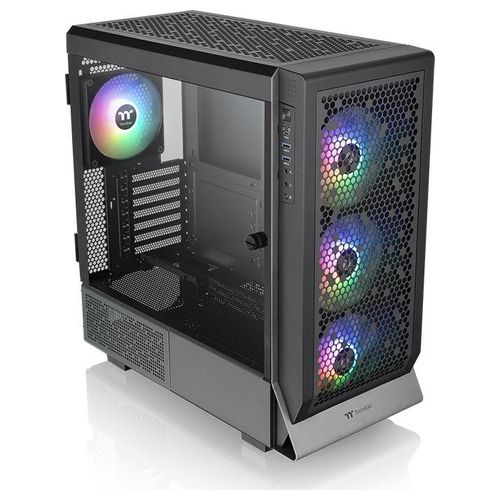 CA-1X5-00M1WN-00 Ceres 500 TG ARGB Case per PC Midi Tower con 3 Ventole ARGB 140 mm e Pannello Laterale in Vetro Temperato colore Nero
