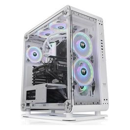 Core P6 Tempered Glass Snow Mid Tower Midi Tower Bianco
