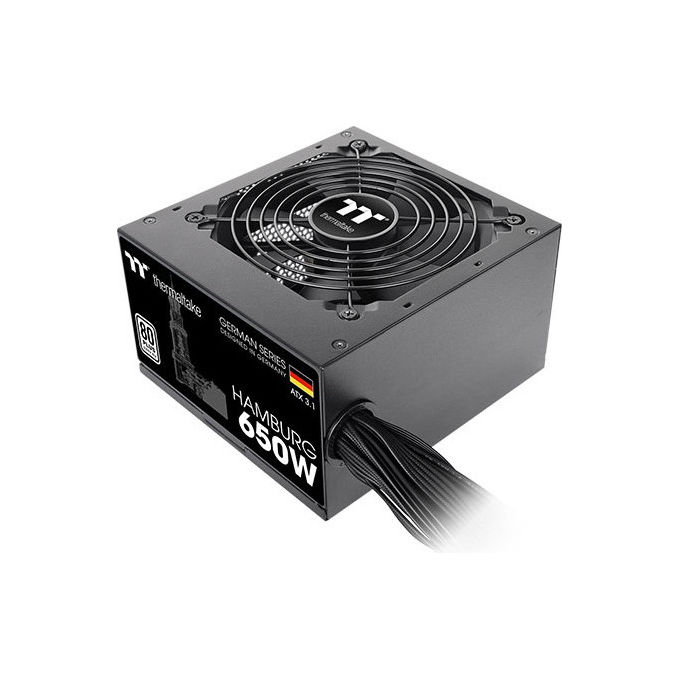 Thermaltake Hamburg 650W Alimentatore ATX per PC Nero