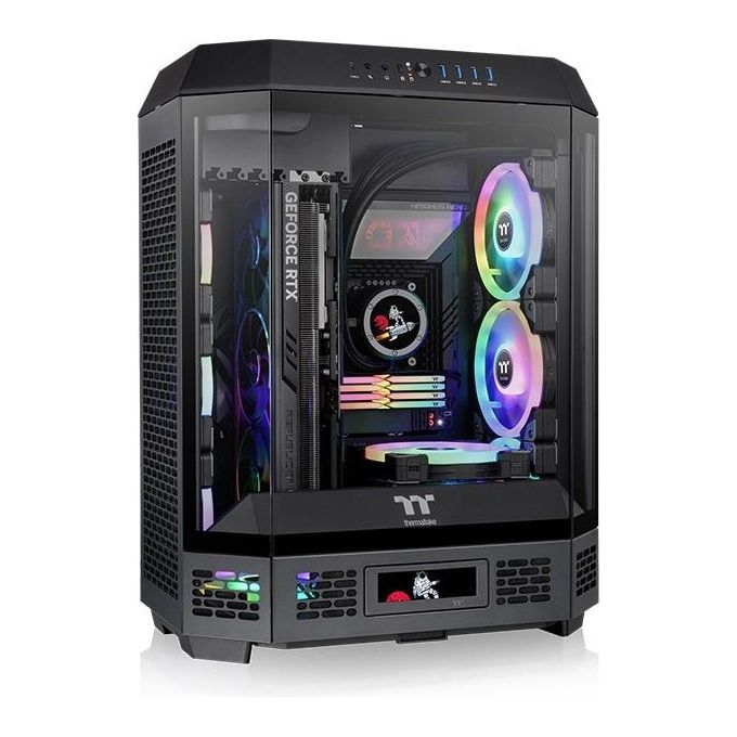 Thermaltake The Tower 600 Mid Tower Chassis Hidden Connector Nero