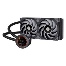 Thermaltake TOUGHLIQUID Ultra240  All-In-One Liquid Cooler LCD Display Watercooling Nero