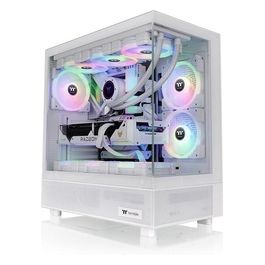 View 270 TG ARGB Mid Tower Chassis Snow White