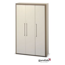 THETRIS (MULTIUSO MODULARE) - MOBILE H. 170 CON MENSOLE E PORTASCOPE - COLORE: BEIGE / TORTORA