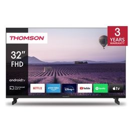 Thomson 32FA2S13 Tv Led 32" Smart Tv Android Dvb-t2/s2 Fhd Ci 3xHdmi 2xUsb Telecomando Retro Illuminato Vesa