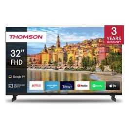 32FG2S14 Smart TV 32 Pollici Full HD Display LED Sistema Google TV DVBT2/C/S2 Classe E colore Nero