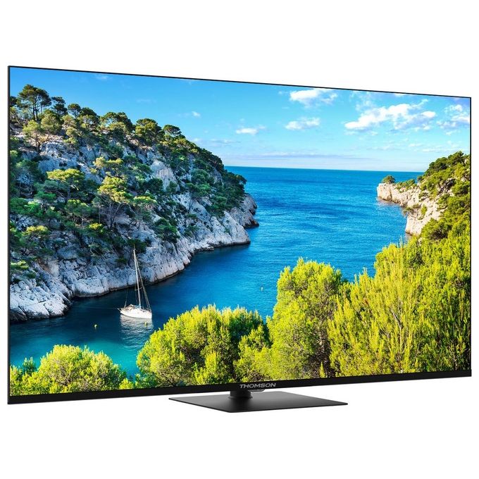 Thomson 43UG5C14 Tv 43 pollici UHD 4k Smart Google Central Stand nero