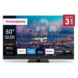 Thomson 50QG6C14 Tv QLed Plus 50 Smart Google Front Speaker