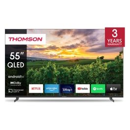 Thomson 55QA2S13 Tv 55 pollici Qled 4k Android Hdr10 Wifi Sat 4 2 Hdmi