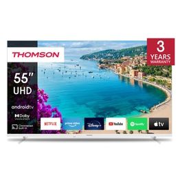 55UA5S13W Smart TV 55 Pollici 4K Ultra HD Display LED Sistema Google TV colore Bianco