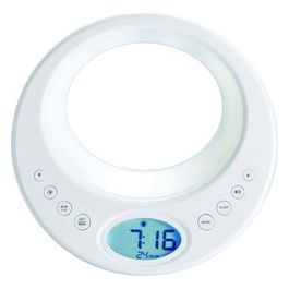 CL201 Radio Orologio Digitale Bianco