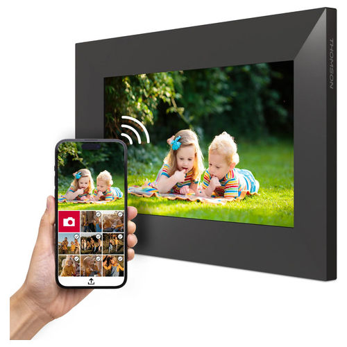 F07 Cornice Digitale 7" Touchscreen IPS Wi-Fi 32GB Memoria Interna Rotazione Automatica colore Nero