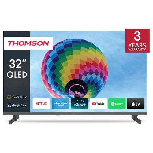 Google TV 32 pollici QLED Side Feet Smart Tv