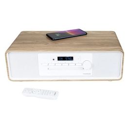 Micro Sound System Bt Radio Fm cd mp3 usb 50w White Mic301ibt