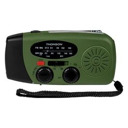 Radio With Green And Black Emergency Torch Rt260