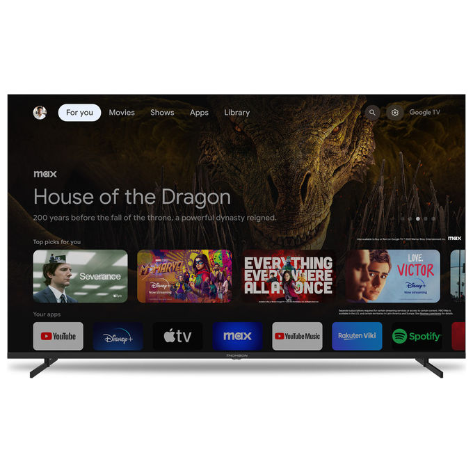 Image of Thomson Smart TV 65 pollici 4K Ultra HD LED Google TV HDR Wi-Fi 60Hz televisore