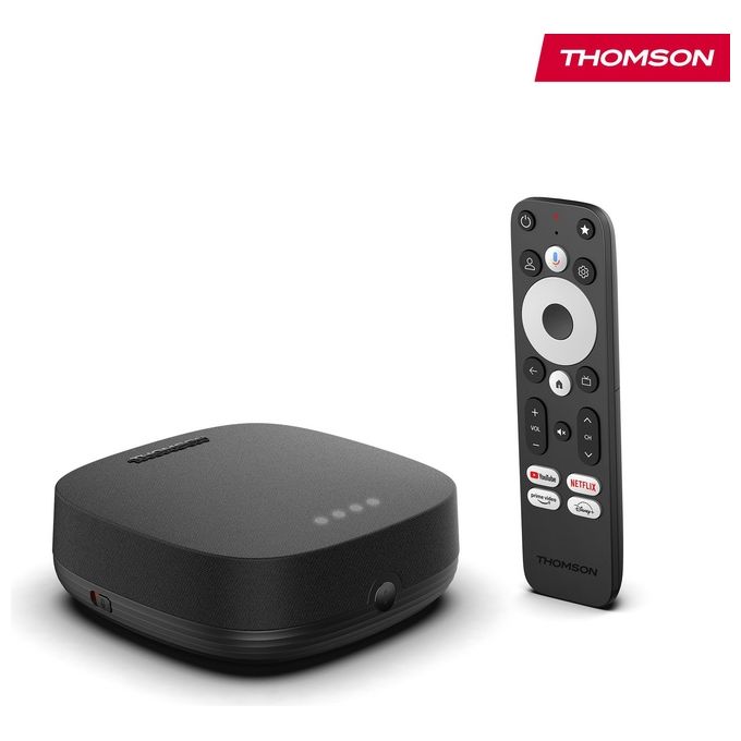 Thomson Streaming Box Plus 270G 4K Ultra HD Dolby Vision Google TV Assistente Vocale Integrato