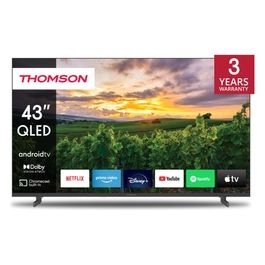 Thomson Tv 43 Pollici Full Hd Smart Android TV WLAN HDR Triple Tuner DVB-C/S2/T2