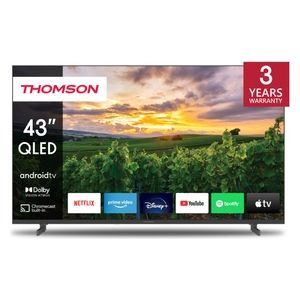 Thomson Tv 43 Pollici Full Hd Smart Android TV WLAN HDR Triple Tuner DVB-C/S2/T2