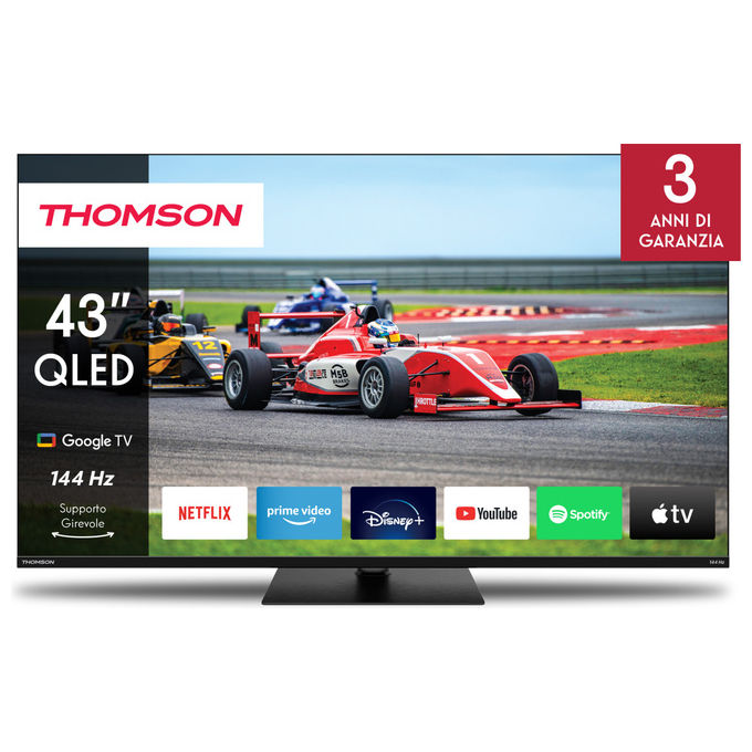 Image of Thomson TV QLED televisore 43 pollici'' 144Hz con Google TV