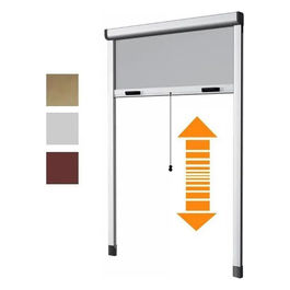 zanzariera avvolgibile automatica per porte bianca alluminio 250x120 cm