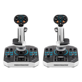 Sol-R 2 HOSAS Space Sim Duo Flightstick USB Nero Bianco