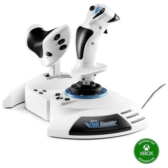 Image of Thrustmaster T.Flight Hotas One Microsoft Flight Simulator Edition - L'HOTAS per iniziare piu' venduto ora accompagnato da licenza ufficile Microsoft Flight Simulator su Xbox Series X-S e PC.