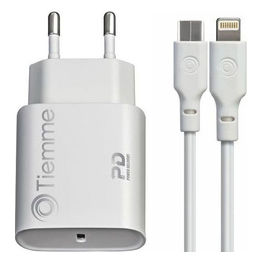 Tiemme 3647 Caricabatterie 1 Usb-C Cavo