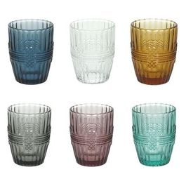 M099 Confezione 6 Bicchieri Ionico 280cc Colori Assortiti