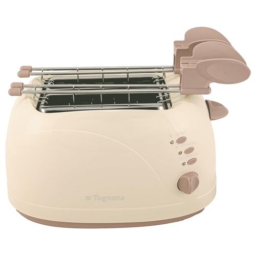Tostapane Champagne 750W Riscaldamento Rapido