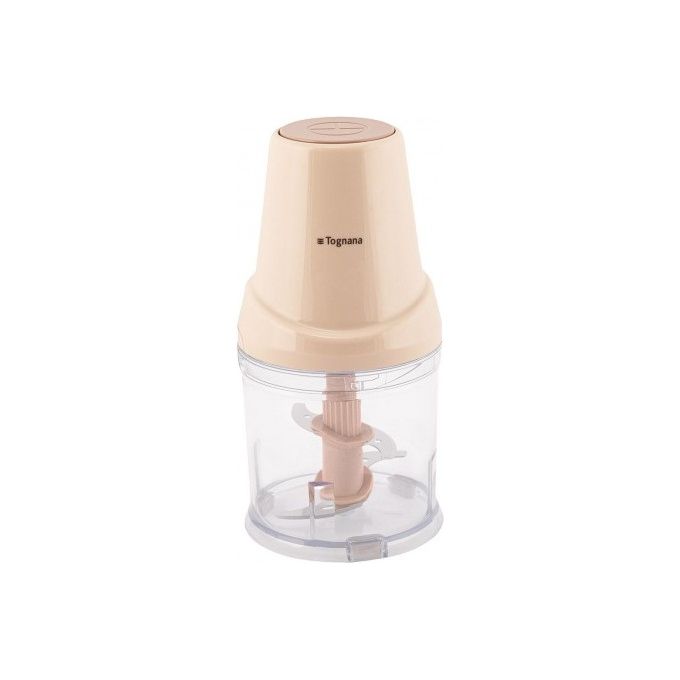 Tritatutto TOGNANA IRIDEA, 0,5 L, 250W, 4 lame in acciaio inox, 1 velocità di funzionamento, smontabile, Champagne