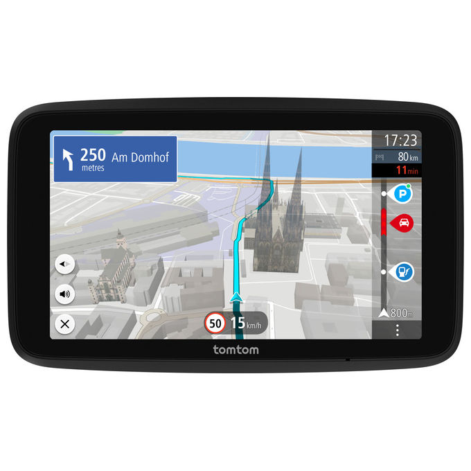 TomTom GO Navigatore GPS Auto 6'' Touch Screen Nero Mappe Europa Wi-Fi Bluetooth