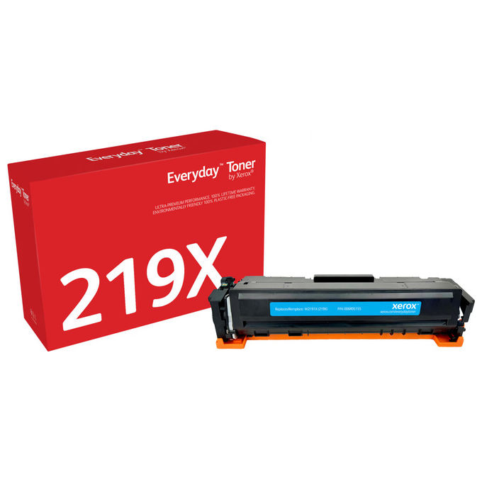Xerox 006R05155 Everyday Toner compatibile HP 219X W2191X Alta Capacita' 2500 pagine colore Ciano